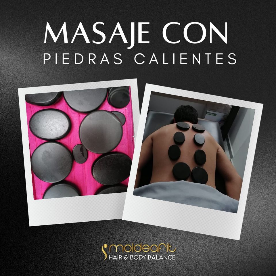 Masaje con piedras calientes